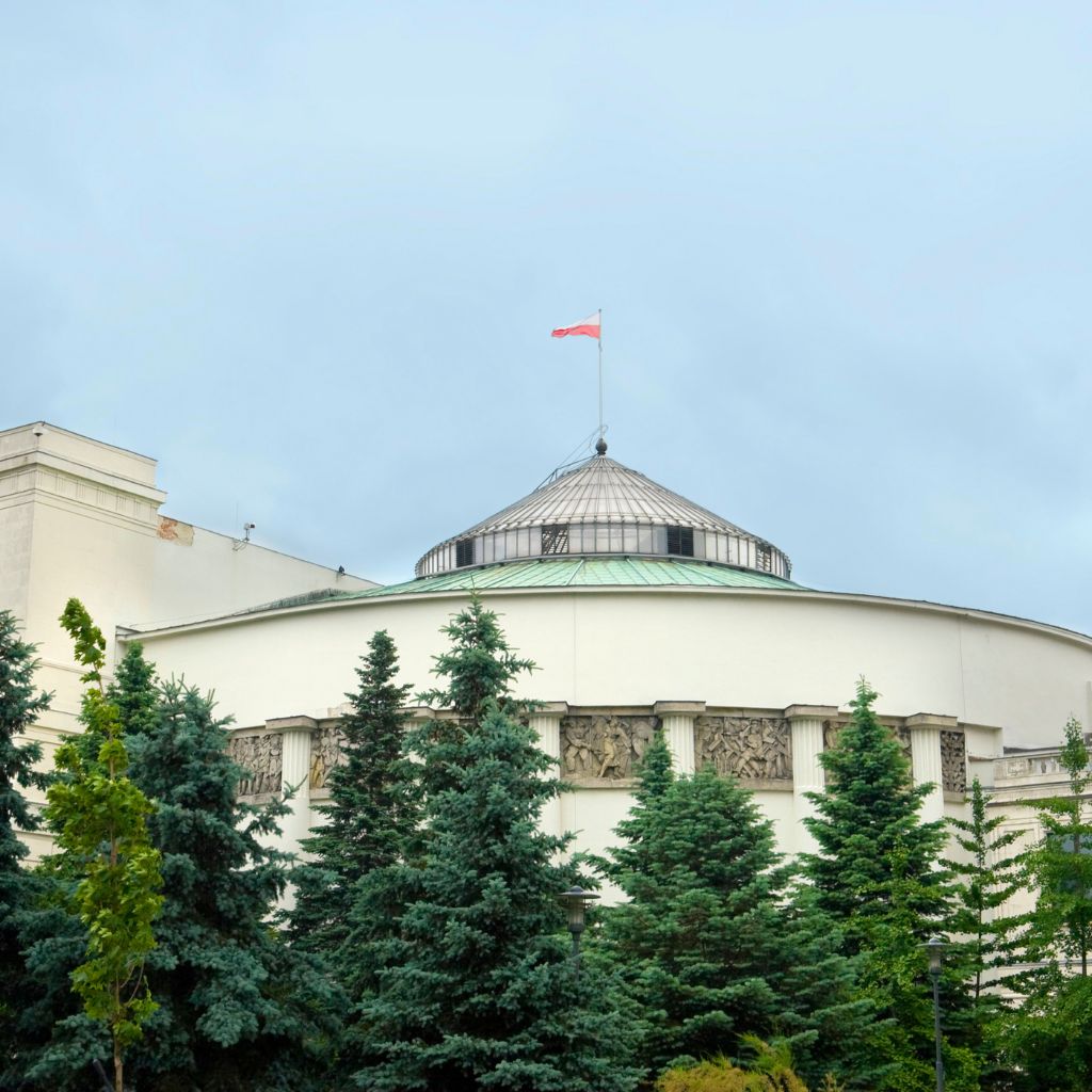 Budynek przedstawiający Sejm RP
